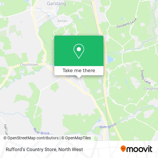 Rufford's Country Store map