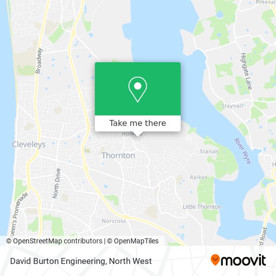 David Burton Engineering map
