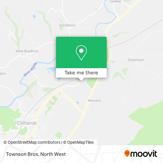 Townson Bros map