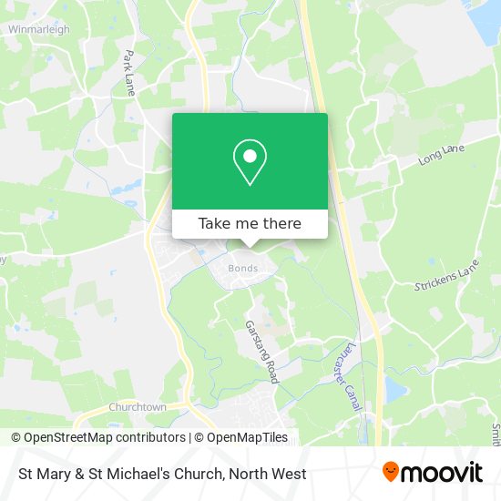 St Mary & St Michael's Church map