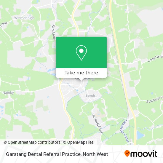 Garstang Dental Referral Practice map