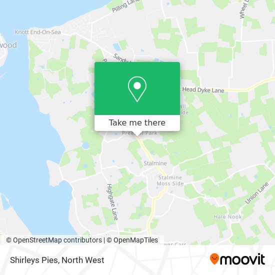 Shirleys Pies map