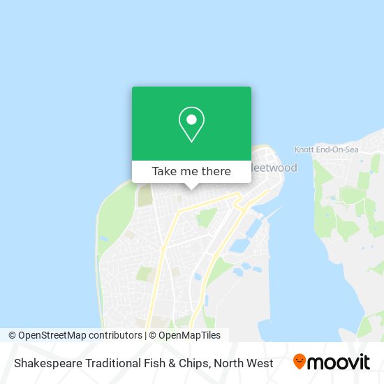 Shakespeare Traditional Fish & Chips map