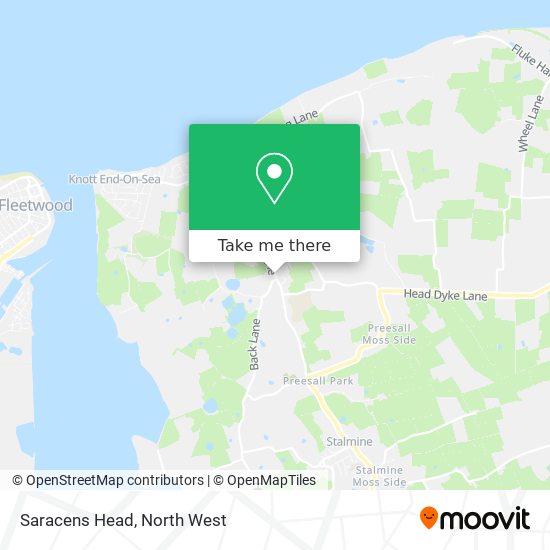 Saracens Head map