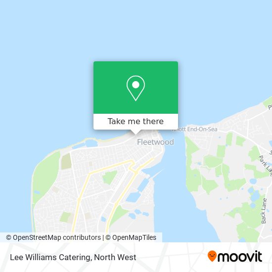 Lee Williams Catering map