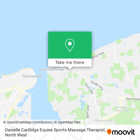 Danielle Cartlidge Equine Sports Massage Therapist map