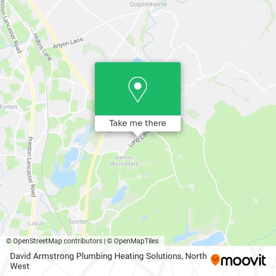David Armstrong Plumbing Heating Solutions map