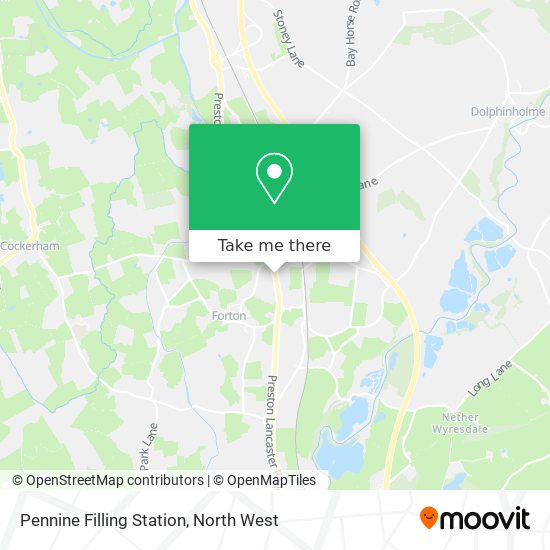 Pennine Filling Station map