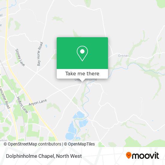 Dolphinholme Chapel map