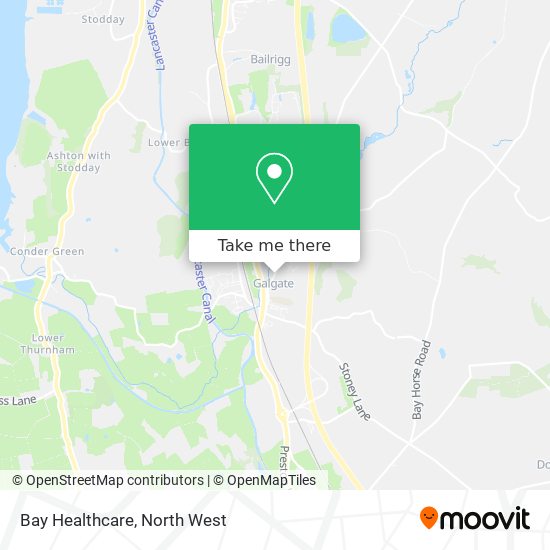 Bay Healthcare map