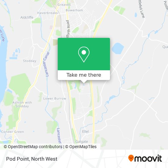Pod Point map