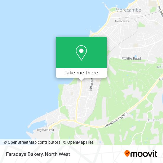 Faradays Bakery map