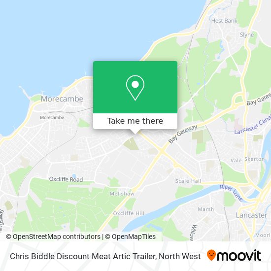Chris Biddle Discount Meat Artic Trailer map
