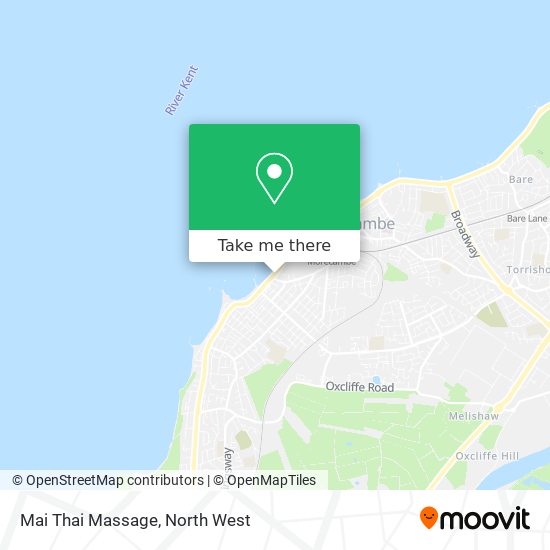 Mai Thai Massage map