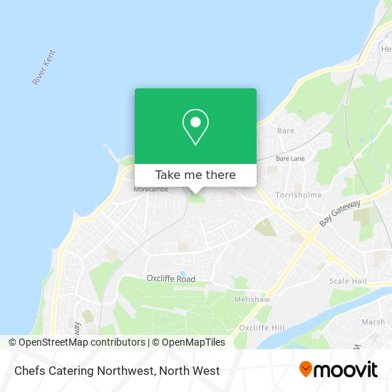 Chefs Catering Northwest map