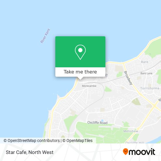 Star Cafe map