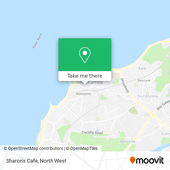 Sharon's Cafe map