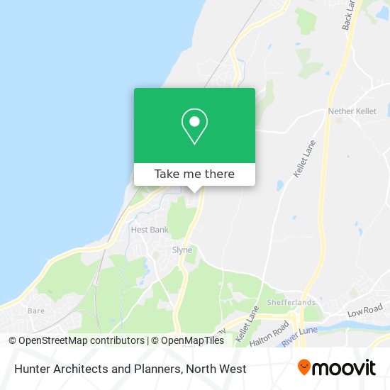 Hunter Architects and Planners map