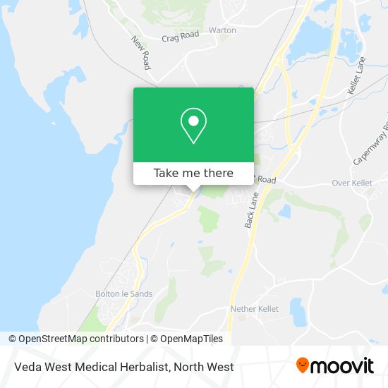 Veda West Medical Herbalist map