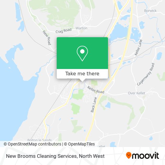 New Brooms Cleaning Services map