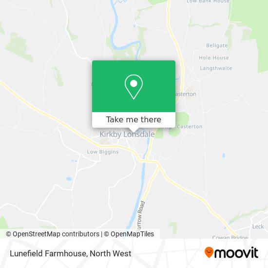 Lunefield Farmhouse map