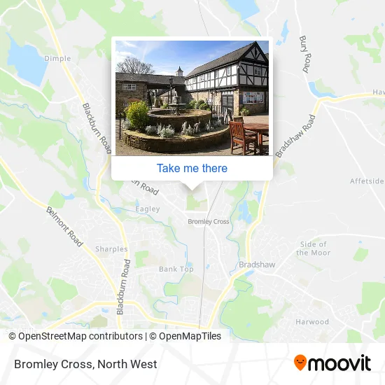 Bromley Cross map
