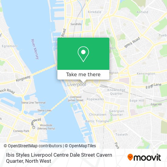 Ibis Styles Liverpool Centre Dale Street Cavern Quarter map