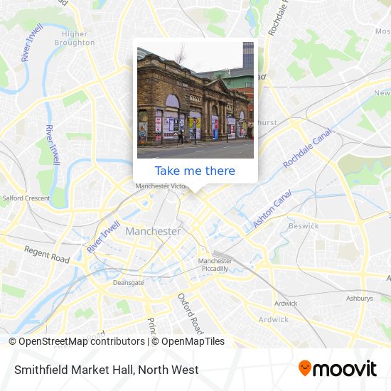 Smithfield Market Hall map