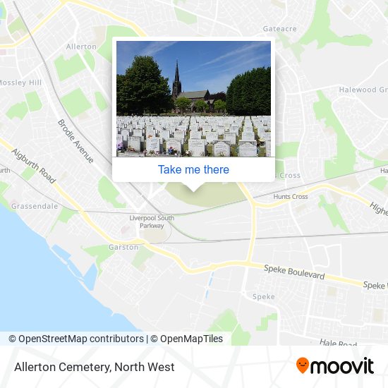 Allerton Cemetery map