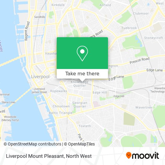 Liverpool Mount Pleasant map