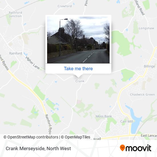 Crank Merseyside map