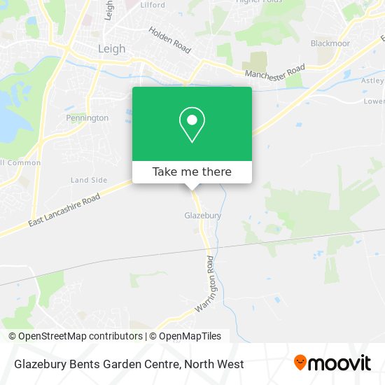 Glazebury Bents Garden Centre map