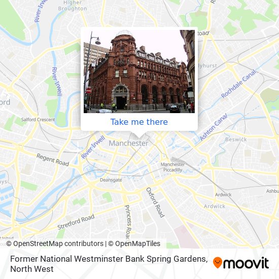 Former National Westminster Bank Spring Gardens map