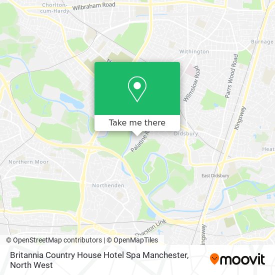 Britannia Country House Hotel Spa Manchester map