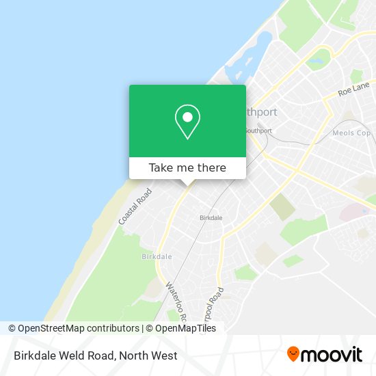 Birkdale Weld Road map