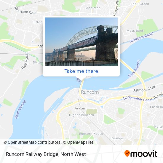 Runcorn Railway Bridge map