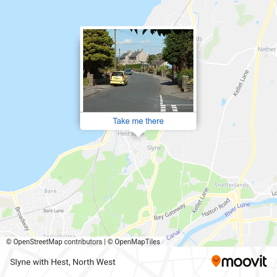 Slyne with Hest map