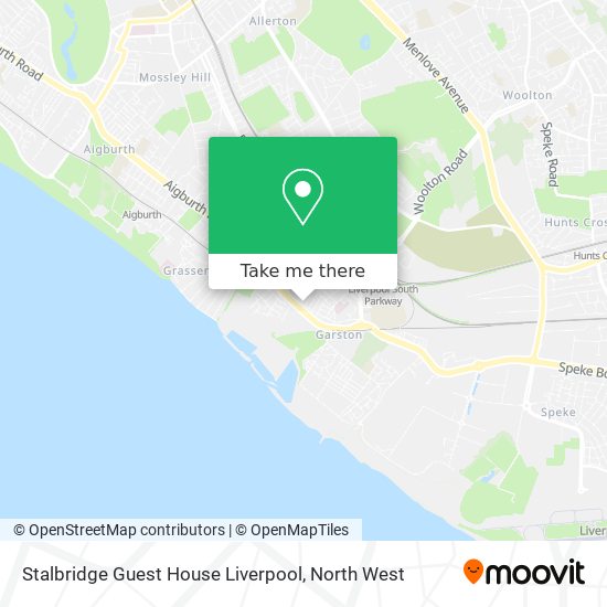 Stalbridge Guest House Liverpool map