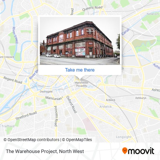 The Warehouse Project map