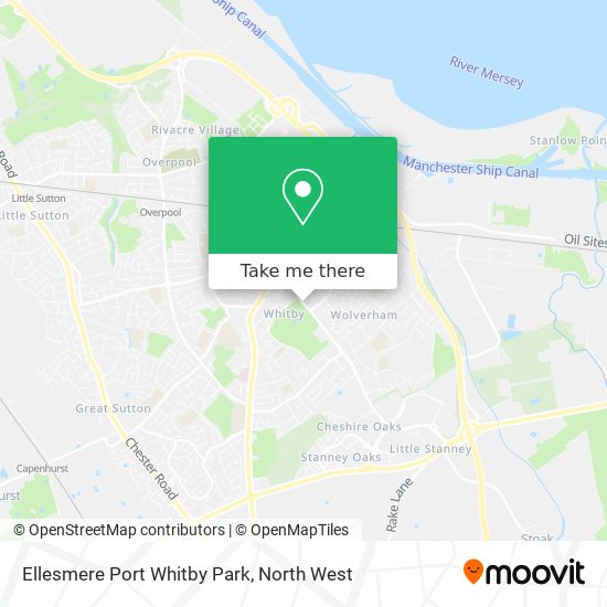 Ellesmere Port Whitby Park map