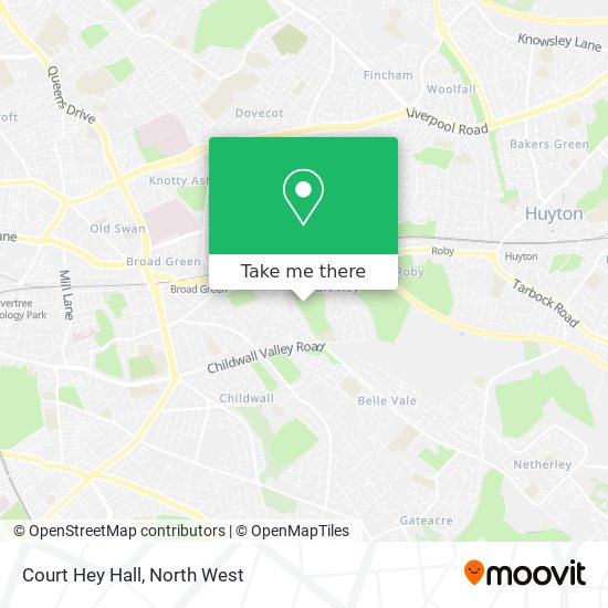 Court Hey Hall map