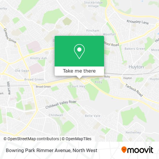 Bowring Park Rimmer Avenue map