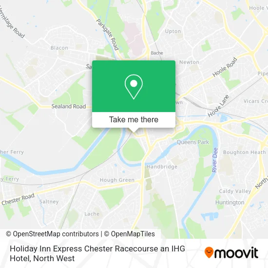 Holiday Inn Express Chester Racecourse an IHG Hotel map