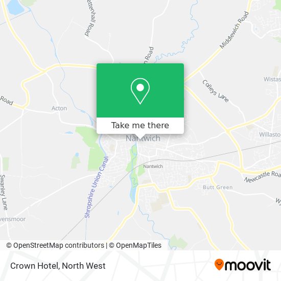 Crown Hotel map