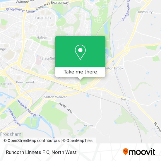 Runcorn Linnets F C map