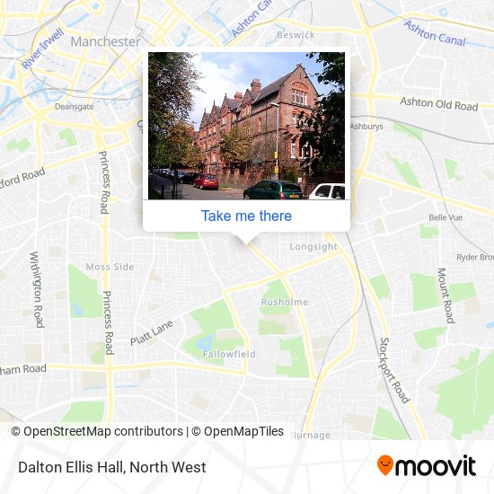 Dalton Ellis Hall map