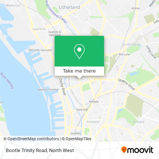 Bootle Trinity Road map