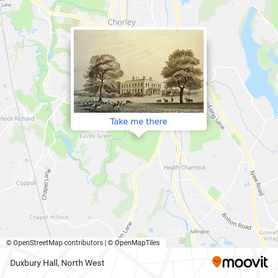 Duxbury Hall map