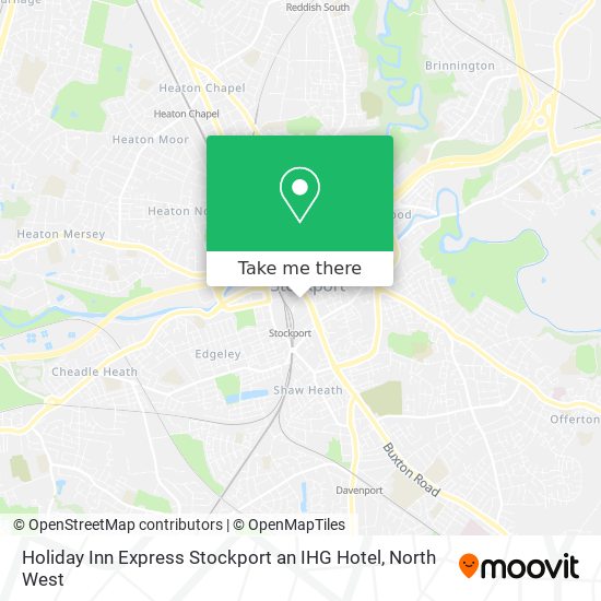 Holiday Inn Express Stockport an IHG Hotel map