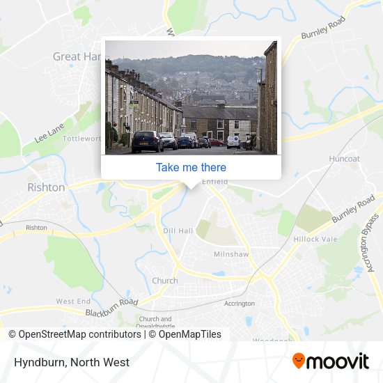 Hyndburn map